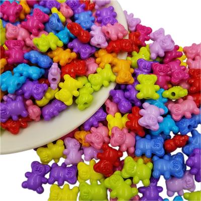 Distanziatore allentato Orsetto carino Perline Accessori per gioielli fai da te Collana per bambini Bracciale che fa regalo