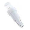 Vaorwne 10x T5 W1.2W W3W 1 SMD Dashboard LED Car White