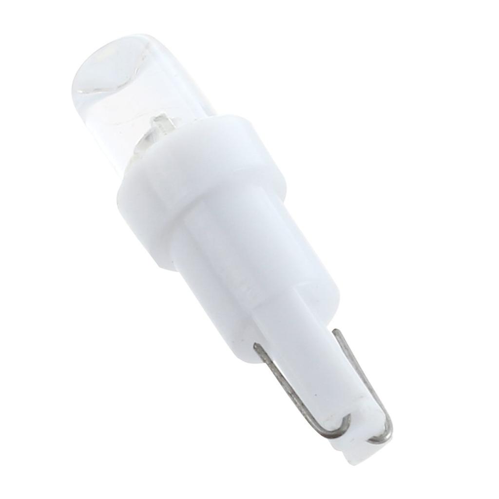 Vaorwne 10x T5 W1.2W W3W 1 SMD Dashboard LED Car White