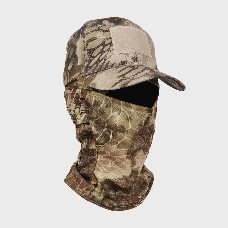 Camo Baseball Caps Sunscreen Breathable Camouflage Balaclava Hat Outdoor Fishing Hiking Hunting Sports Cap Sunscreen Caps