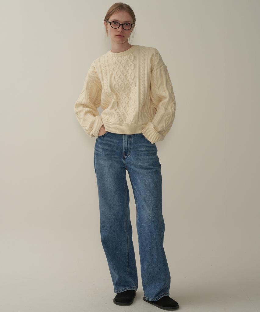 MOTT Classic Cable Knit - Ivory