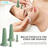 Summer Massage Cups Suitable for Eye Lifting And Facial Skin Relaxation, Home Beauty Salon Skincare Tools, Soft And Skin-Friendly Vacuum Cupping Set