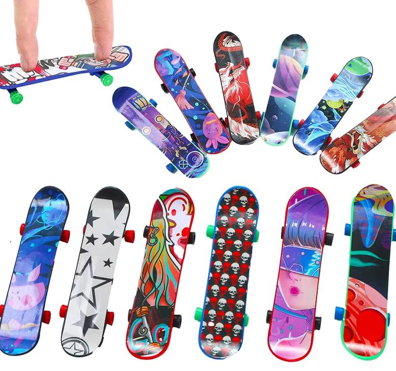 1/10/20Pcs Mini Professional Finger Skateboards Funny Fingertip Fingerboard Anti Stress Sensory Toys For Boys Party Favors Gift