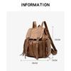 Zaini Moda con Borchie per Donna Borse a Spalla Pelle Morbida Daypack Borsa da Viaggio Grande Capacità Zaino Scolastico Zaino Donna