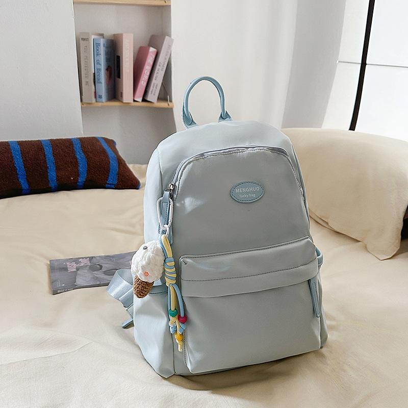 Backpack women 2025 new fashion and leisure junior high school students travel backpack simple versatile college bag tide