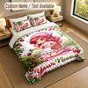 Adventure Journey Theme Personalized 3Pcs Bedding Set Custom Text & Name 1 Sheet 2 Pillowcases Household Bedding 1pc