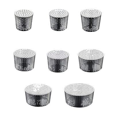 Korrosionsbeständig Stål Gårdsavlopp med Musspärr Ventilationssystem Väggmonterat Golvavlopp för Utomhusbruk