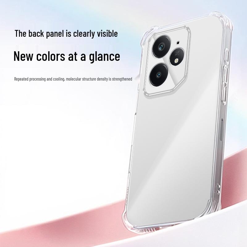 RealMe GTneo7 Transparent Case: Neo7se/Neo7x/Neo7Turbo Airbag Corners Anti-Fall