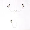 4 Style Steel Nipple Clamps With Chain Bdsm Bondage Slave Fetish Nipple Labia Clitoris Stimulator Sex Toys For Women Sexy Toys