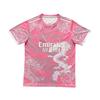Mens Real Madrid Fan Soccer Jersey Pink Edition Short Sleeve Bamboo Fiber Football Top Sportswear
