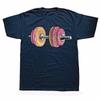 Donuts Dumbbell Funny Doughnut Lover Weightlifting T Shirts Tee Tops Round Neck Fashion Tshirt Clothing Casual Basic Tshirts