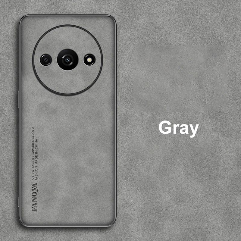 Pro Redmi A3 A3X 4G Pouzdro Luxusní PU Kožené Pouzdro na Telefon Pro Xiaomi Poco C61 RedmiA3 Zadní Kryt Matné Silikonové Plná Ochrana