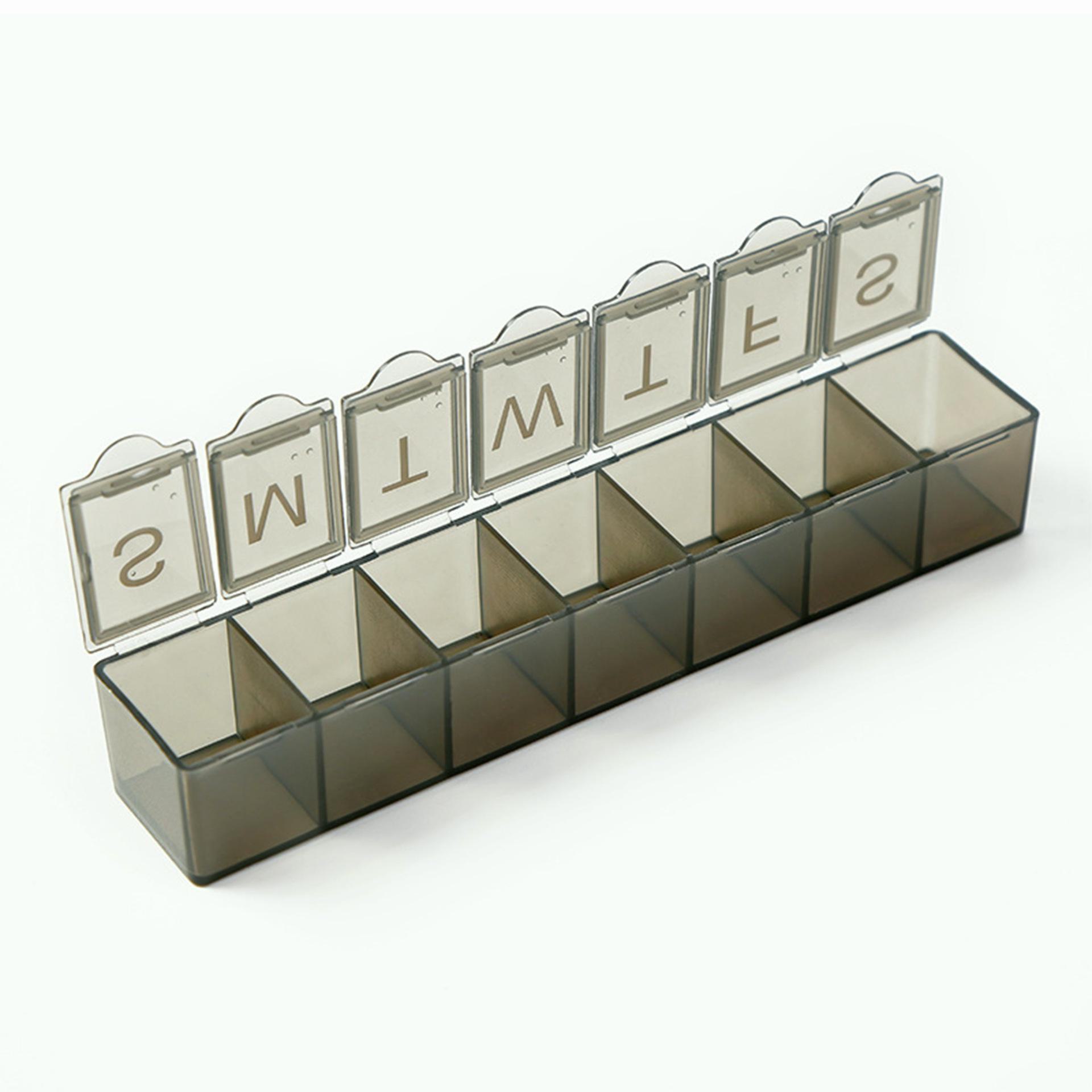 Популярный свето- и влагонепроницаемый портативный контейнер для хранения лекарств, экологически чистый и небольшой по размеру.