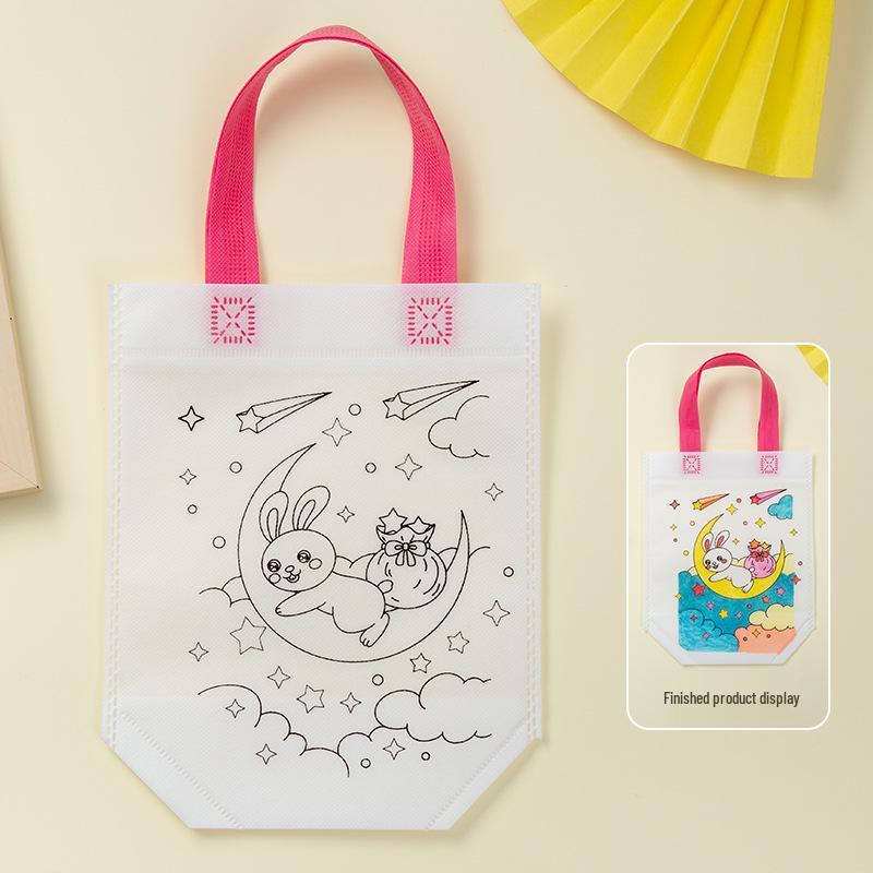 Eco-Friendly DIY Graffiti Tote Bag Kit for Kids
