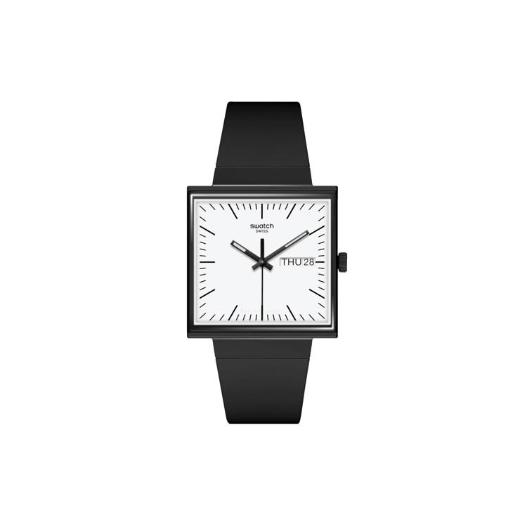 SWATCH Unisex White Watch SO34B700 SO34B700 Black