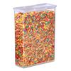 Airtight Cereal Keeper Stackable Storage Container Clear Kitchen Organizer Fresh Grain Snack Storage Solution Pantry Accessory