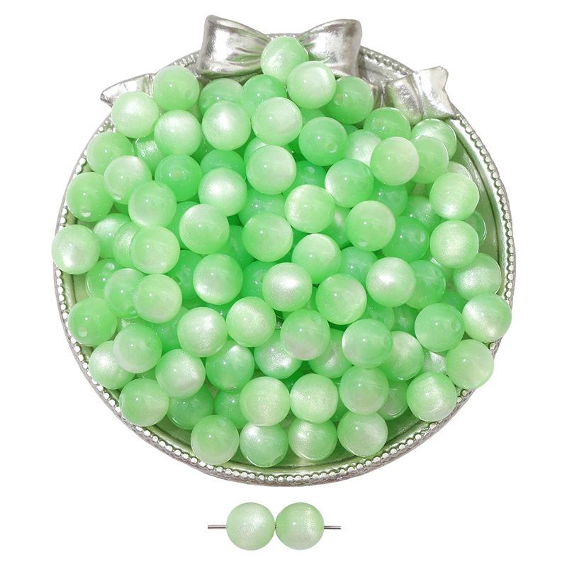 8/10/12mm Cat's Eye Resin Beads for DIY Jewelry Making - Loose Beads for Bracelets & Necklaces