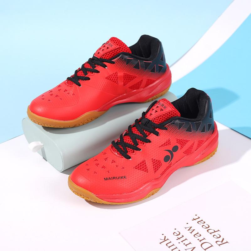 Outdoor Breathable Badminton Non-slip Competition Shoes Lightweight and Wear-resistant Upgraded Professional Sports Training Couple Tennis Shoes