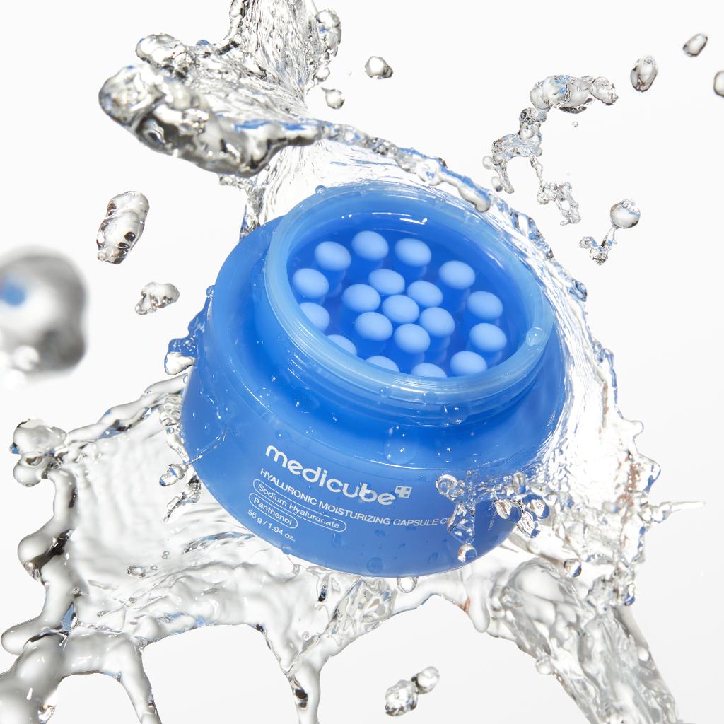 Medicube Hyaluronic Moisture Capsule Cream 55ml - Deep Hydration Barrier Soothing Care, Korean