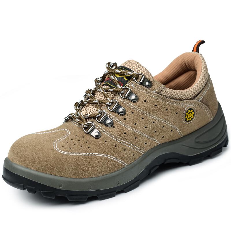 Old Housekeeper 140 Men s Anti-Smash Anti-Puncture Safety Hiking Shoes 42
