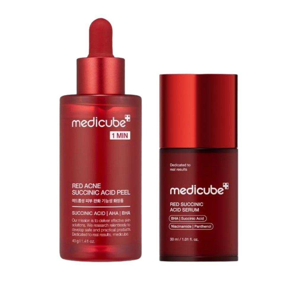 medicube Red Succinic Acid Peel & Serum Gift Set (40g + 30ml) SET