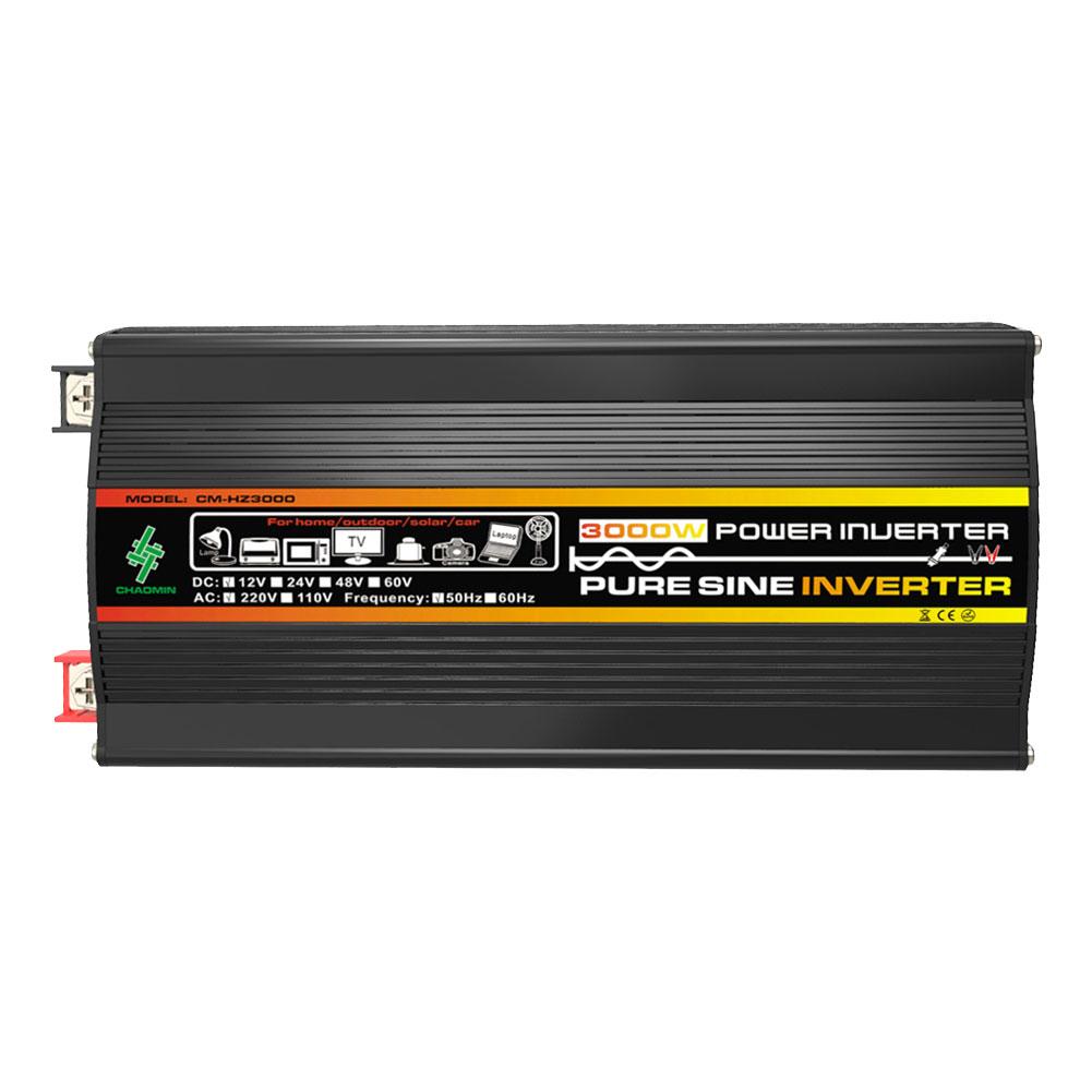 10000W/12000W Power Converter Pure Sine Wave Vehicle Smart Inverter LCD Display Digital Power Inverter DC 12V To AC 220V for RV