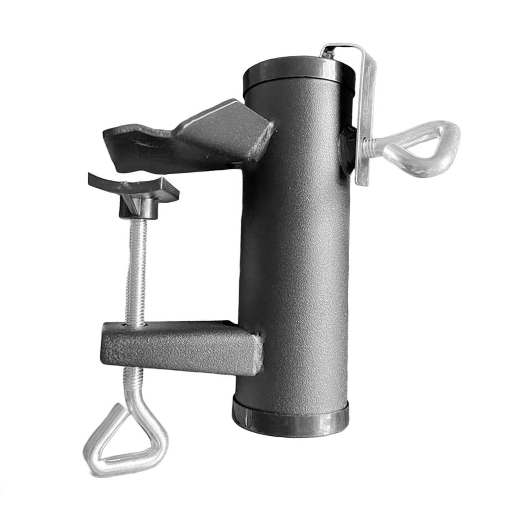 Portable Umbrella Bracket Parasol Holder Garden Umbrella Fixing Clip Bracket for Garden Metal Umbrella Clip Holder