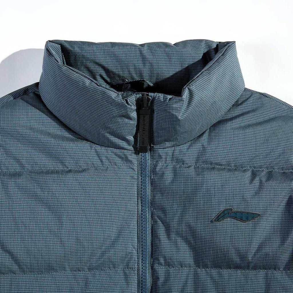 Li Ning Fitness Series Down Jacket Men's Snail Dark Cyan AYMU083-5
