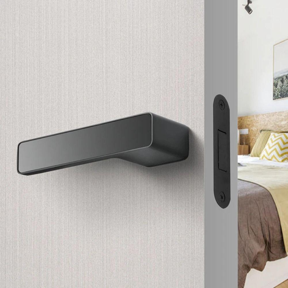 Zinc Alloy Door Handle Lock Exquisite Advanced Interior Door Mute Lock Set Elegant Minimalist Ecological Solid Door Lock