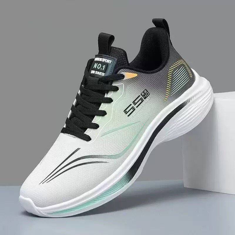 Four Seasons Couples Sneakers Breathable Large Size Ultra Light Competitive Sports Boys Running Shoes Versatile Women's Shoes