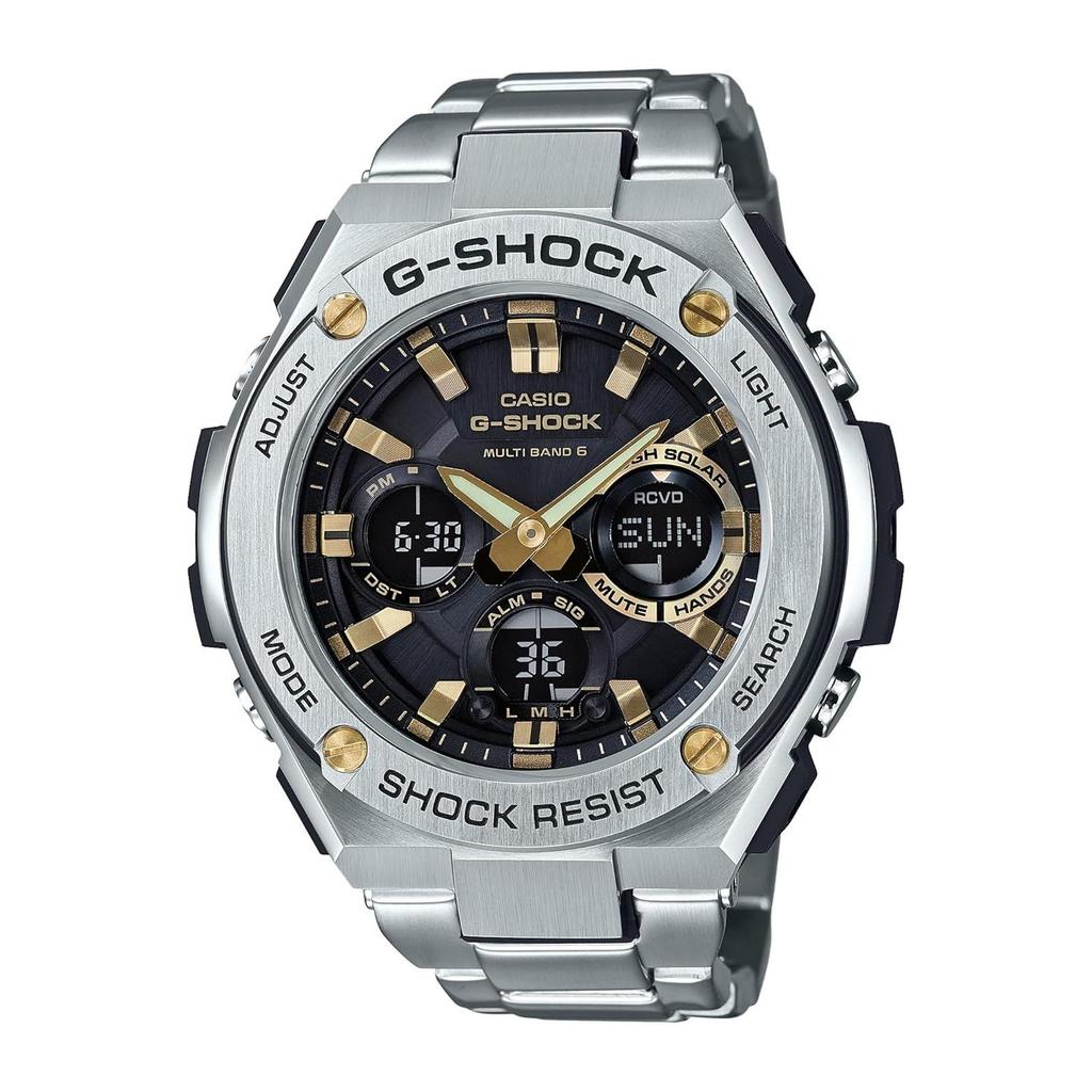 Casio Wristwatch G-Shock G-STEEL Radio Solar GST-W110D-1A9JF Mens Silver