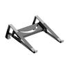 Adjustable Laptop Holder Stand For Side And Vertical Use ABS Silicone Construction Ergonomic Height Comfort