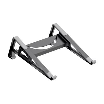 Adjustable Laptop Holder Stand For Side And Vertical Use ABS Silicone Construction Ergonomic Height Comfort