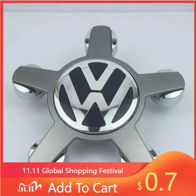 For VW New 4pcs 135mm Five Claws Car Wheel Center Cap Hub Covers Badge Logo 8R0601165 4F0601165N For Volkswagen VW Auto Accessor