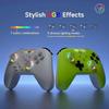 X05 Wireless Gamepad Bluetooth Gaming Controller Compatible with PC/Phone/Switch/ Steam Gamer, RGB Light, Hall Effect(Green)