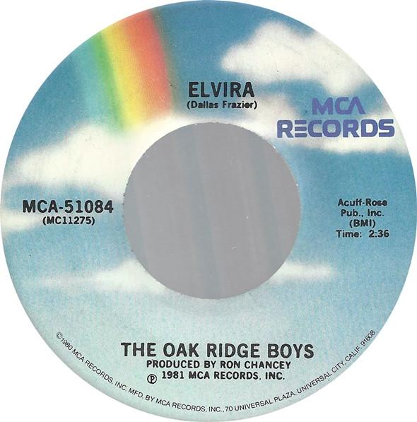 

7inch Record OAK RIDGE BOYS - Elvira MCA51084 MCA Records 1981 US Rock Used