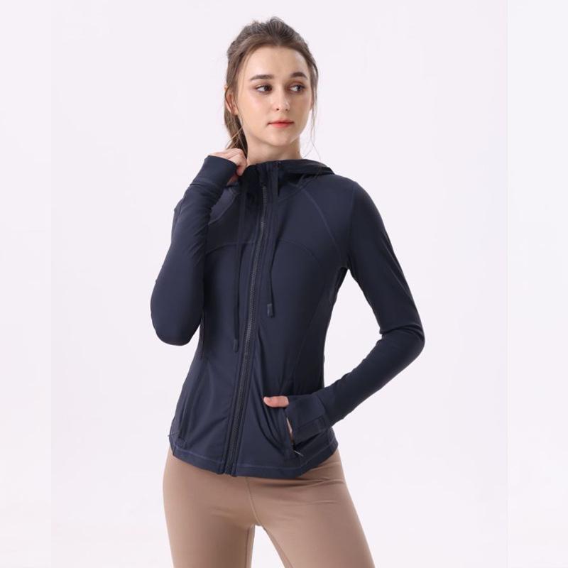 

Women s Swift Speed Yoga Jacket - Hooded Fitness Outerwear, Brushed Fabric, Autumn 2022 XL / Size 8