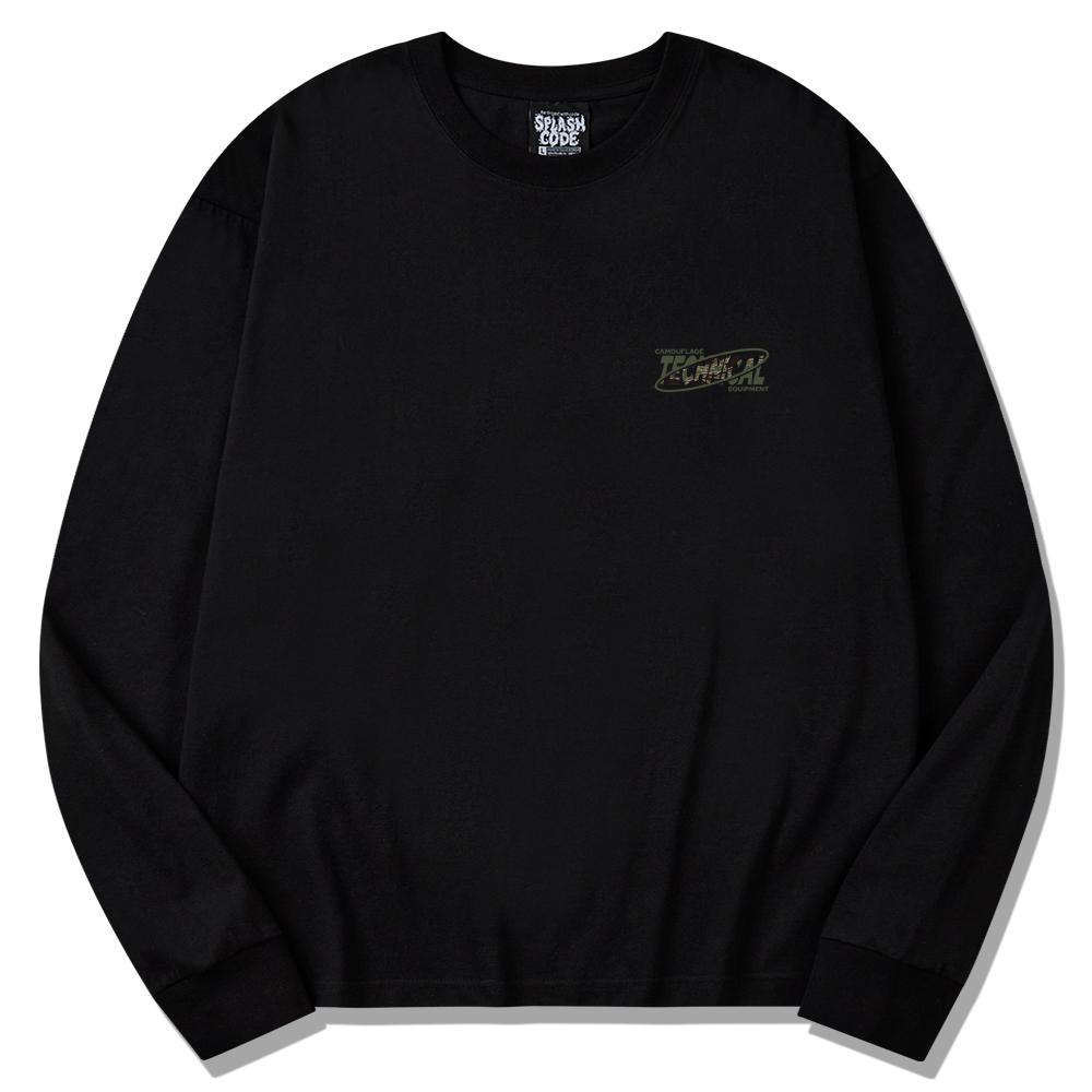 Seupeullaesikodeu Long Sleeve Black - Tiger Stripe
