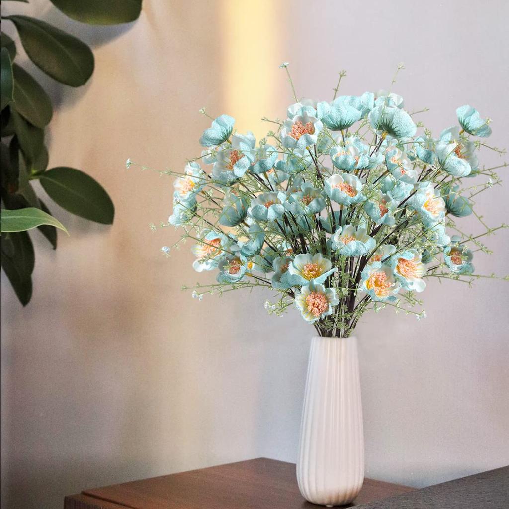 8 Adet Yapay Çiçekler 60cm Yapay Orman Gülü Çiçekleri Köpük Çiçekler Azalea Çiçekleri Ev Masaları Düğün Mutfak Dekoru için Sahte Çiçekler