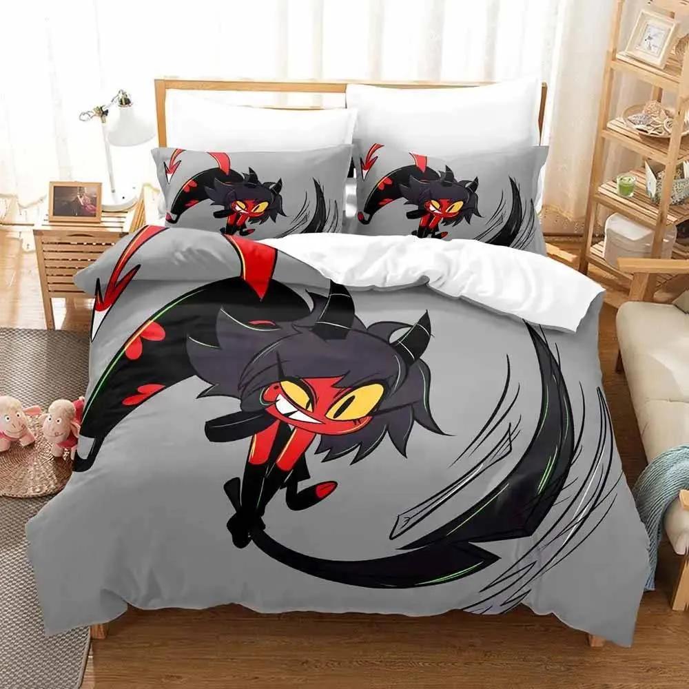 Loona boss bedding set single double queen king size bed cover adult Boys anime bedroom bed set  Quilt Cover Pillowcase
