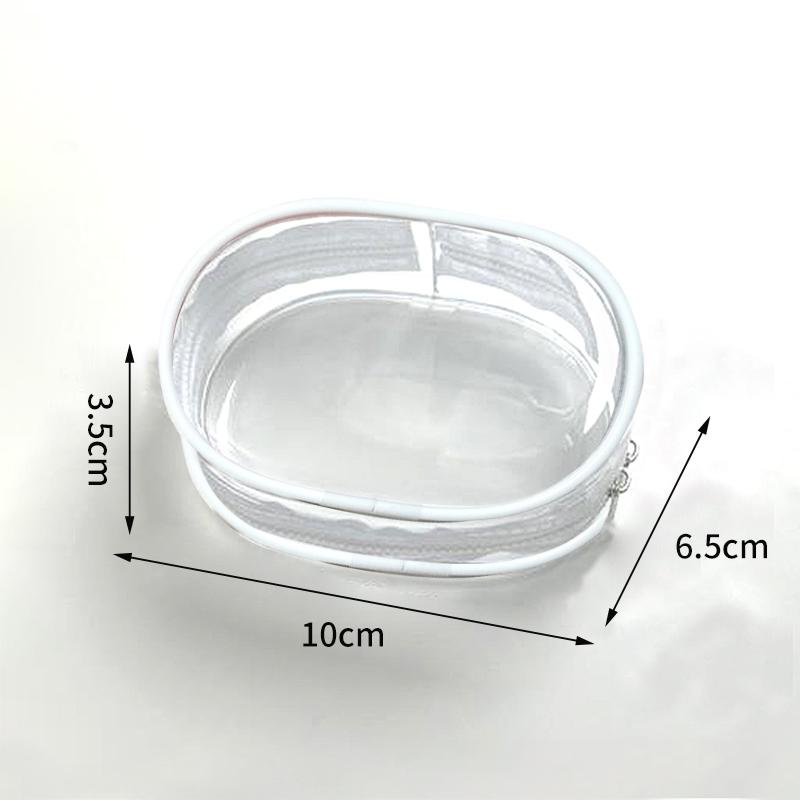 Toys Transparent Doll Storage Bag PVC Bag for Figurines Plush Cotton Dolls Carry Portable Storage Case Pouch Keychain Pendant