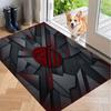 Soft Floor Carpet Atletico Madrid Pattern Area Rug Decorative Mat For Home Room Decoration