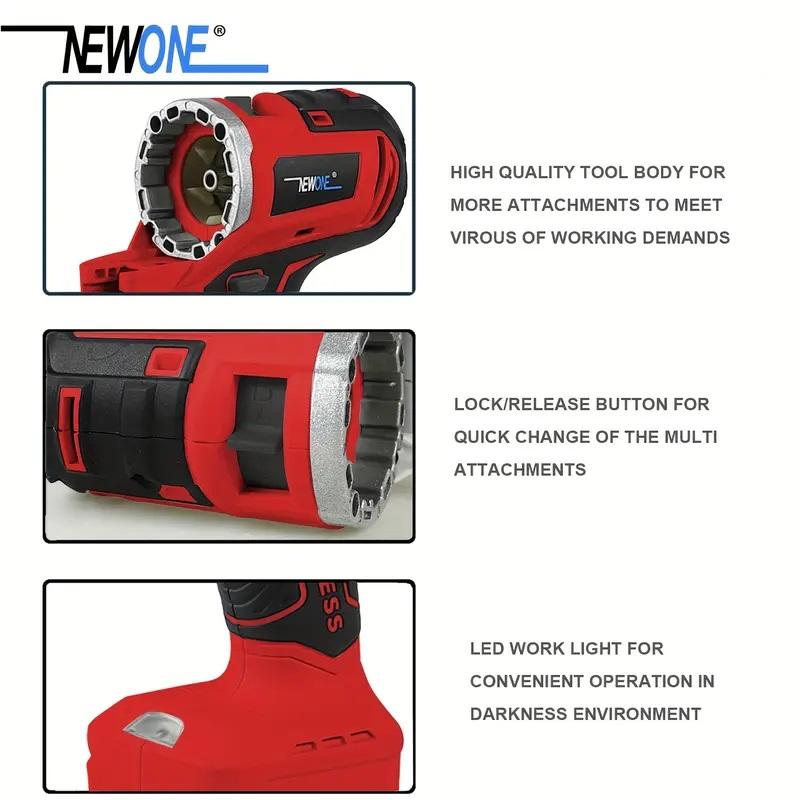 18V 12 in 1 brushless multifunctional tool set,include: drill, impact drill, circular saw, recip saw screwdriver, hedge trimmer