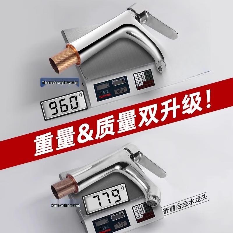 TLXT Flagship Stainless Steel Hot & Cold Washbasin Faucet