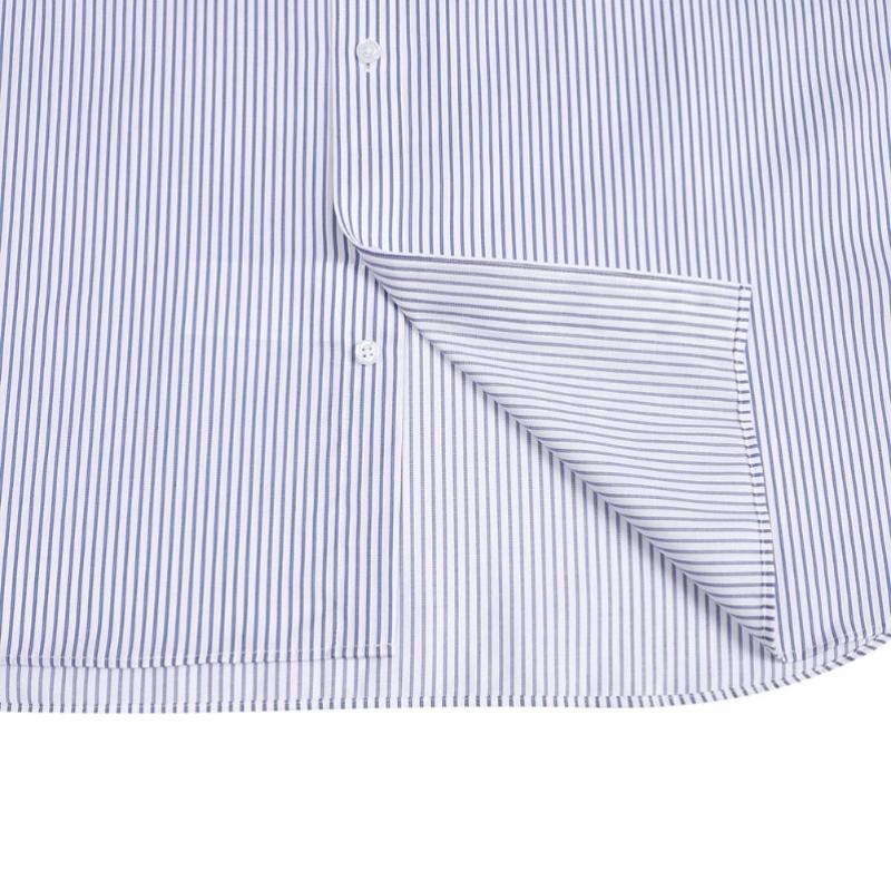 Daks Cotton Blend Stripe Regular Fit Dress Shirt Dms1shdl120b1