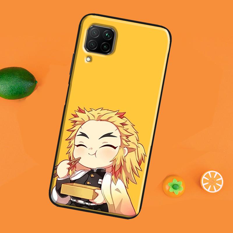 

Chibi Rengoku Eating Demon Slayer Case For Huawei P30 Pro P20 P40 Mate 20 Lite P Smart 2021 2019 Nova 5T Honor 50 10i 9X 8X Huawei P20 Lite