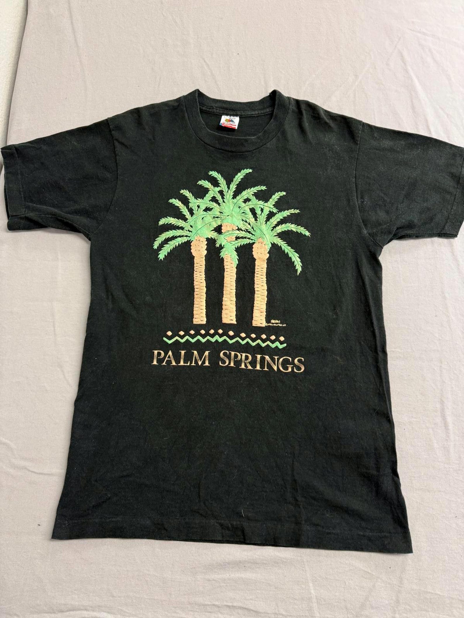 Vintage Palm Springs T shirt 1980s Tourist California Tee -L M