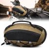 Vintage Oil Waxed Canvas Handlebar Saddlebag Motorcycle for Harley Davidson Fatboy Touring Road King Dyna Waterproof Moto Bag