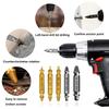 5 Stück beschädigter Schraubenextraktor Bit Bohrer Set Gebrochener Speed Out Schraubenextraktor Schraubenbolzenentferner Leicht herausnehmen Abbruchwerkzeuge