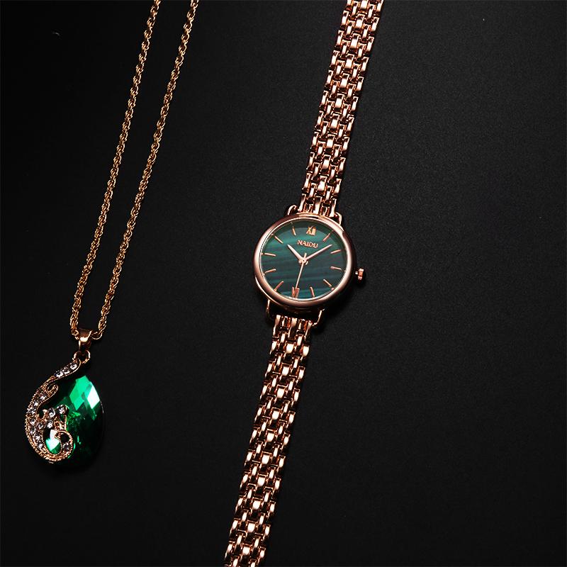 Fashion Rose Gold Woman Watch Luxury Stainless Steel Ladies Watches Small Dial Elegant Female Quartz Bracelet Wristwatch